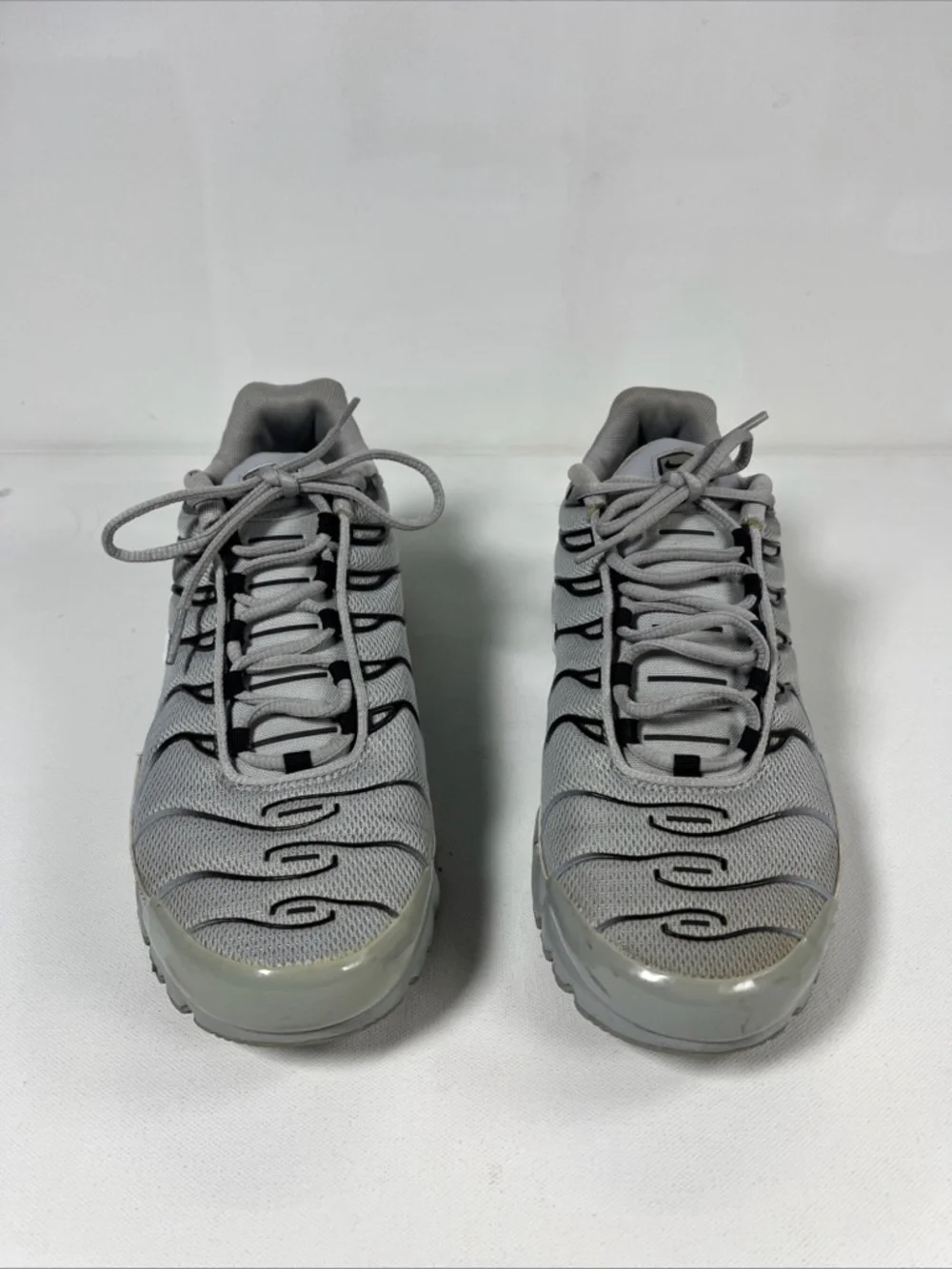 SOLD Nike Air Max Plus Tn Wolf Grey Sneakers Shoes 852630-021 Men’s 10 - Picture 3 of 14